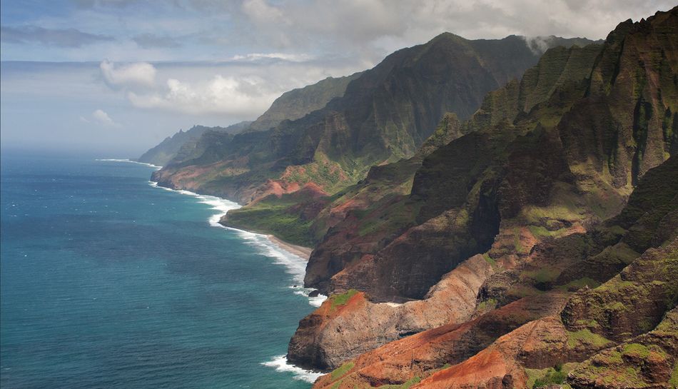Coastline from above
