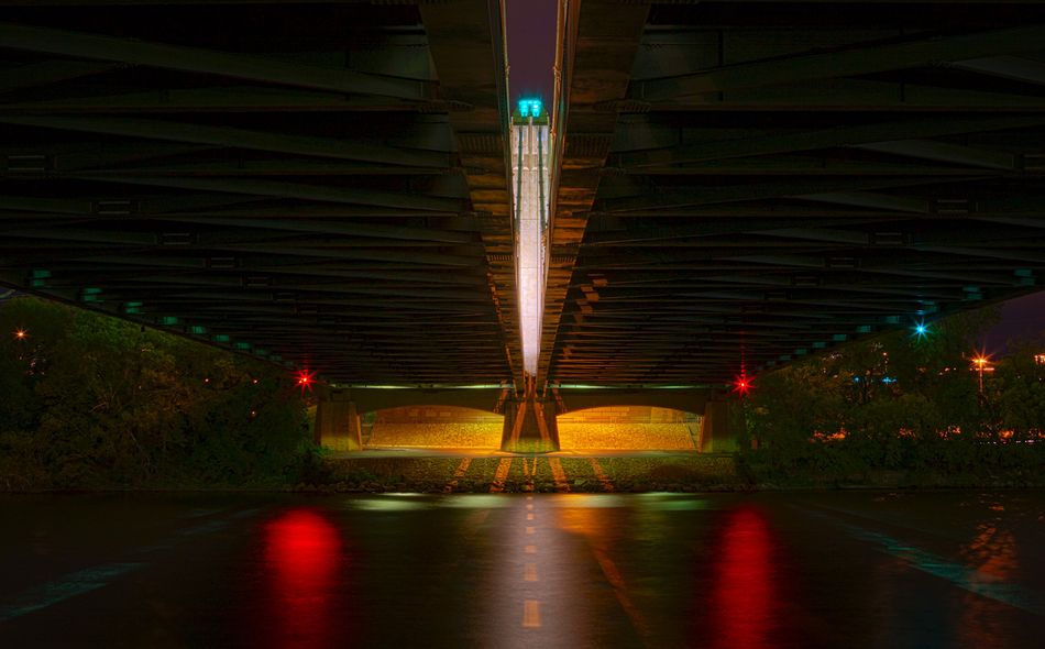 Under Hennepin at Night