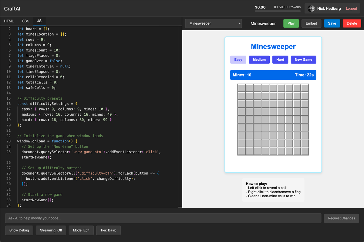 Code Editor Screenshot